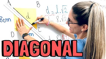 DIAGONAL DO QUADRADO |TEOREMA DE PITÁGORAS | \Prof. Gis/GEOMETRIA