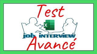 Excel Test pour l'entretien d'embauche sur Excel niveau avancé ‍ ‍  ✅