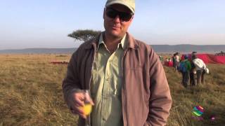 Balloon pilot interview, Markham Boston, Masai Mara, Kenya