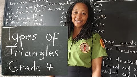 PEP Maths: Triangles: Types of Triangles.  Grade 4 Mathematics.  Primary Exit Profile Exam Prep