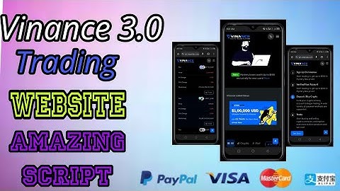 Vinance Trading Digital Wallet website like Binanace ll Vinance Trading PHP Script v3