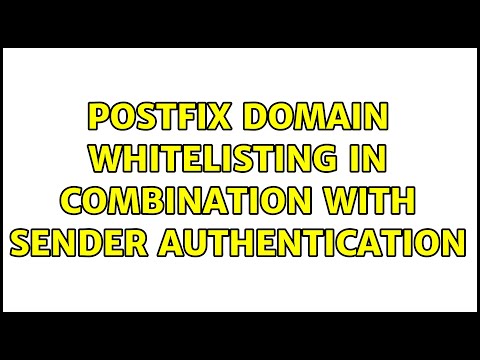 Postfix Domain Whitelisting in Combination with Sender Authentication (2 Solutions!!)