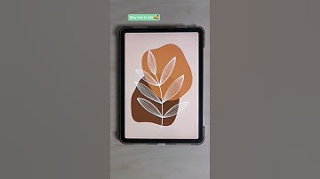 Boho Botanical Digital Art | Procreate #shorts