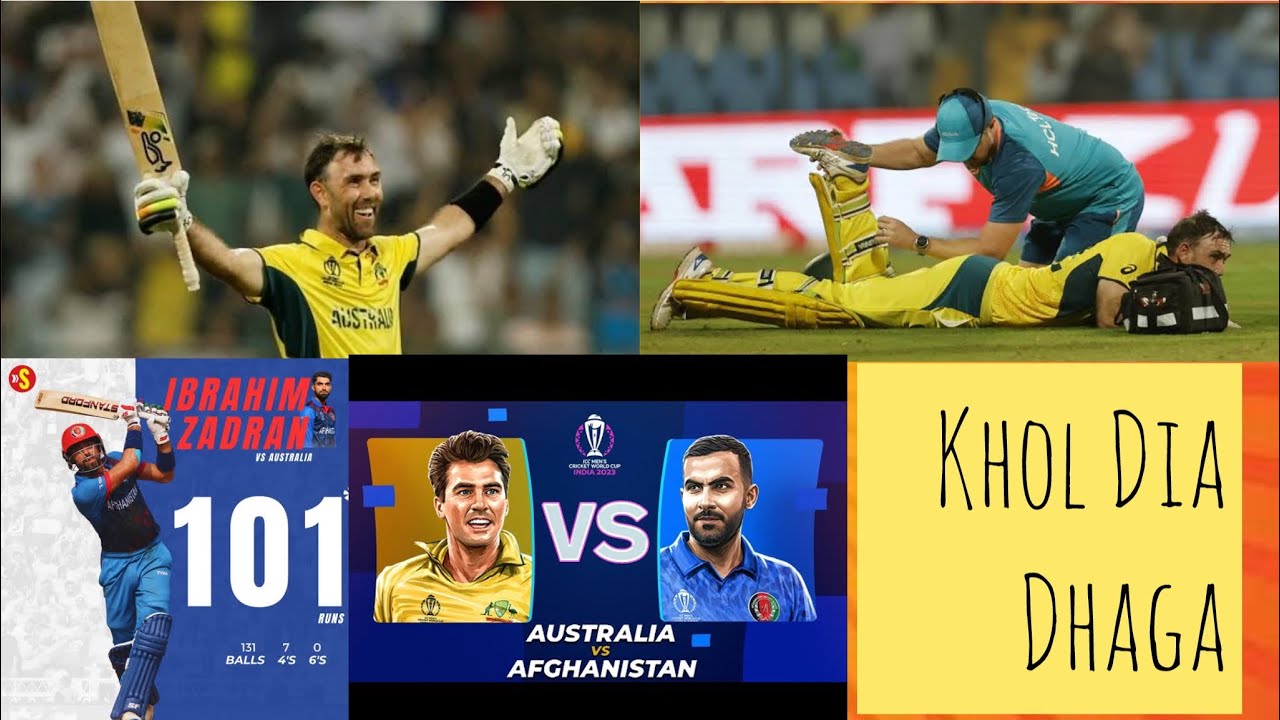 MAXWELL SHOW Afghanistan Vs Australia Review What a batting by BIG