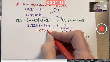 Abstract Algebra: Group of Units, Integral Domains, Fields, Polynomial Ring Examples & Calculations