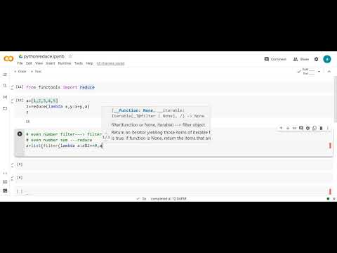 Python reduce Function In Telugu