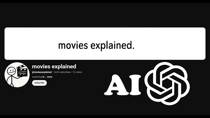 This channel is AI, here's how I know... thumbnail