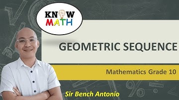 (Grade 10 - Quarter 1) GEOMETRIC SEQUENCE