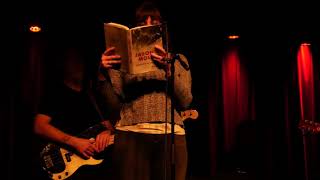 Songs: Molina / Goshen Electric Co. - Erin reading (1) (Bremen Teater, 5 Oct 2018)