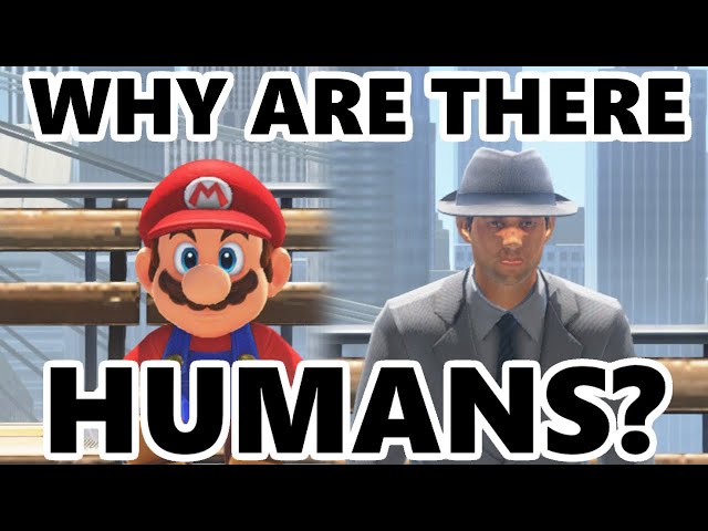 Why did Nintendo put HUMANS into Mario? class=