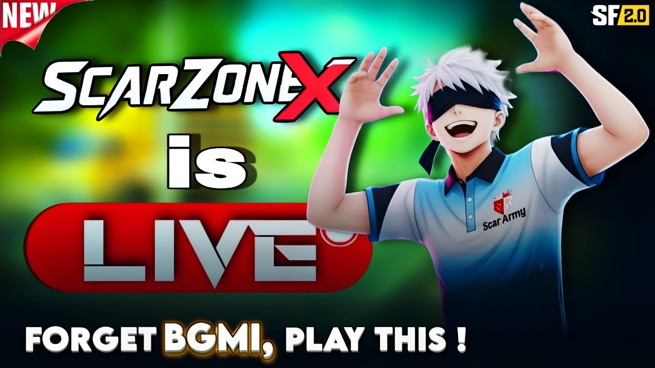 ScarFall 2.0 LIVE 🔥 | Beta Update is CRAZY 😱 | OP Gameplay & Rank Push | ScarZoneX 🎮