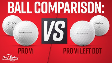 Titleist Pro V1 Left Dot vs Titleist Pro V1 | Titleist Golf Ball Comparison