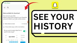 HOW TO SEE YOUR SNAPCHAT HISTORY (EVERY SNAPS YOU EVER SENT AND RECEIVED) screenshot 3