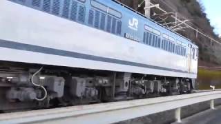 激走　EF65 2050 ③ 白ﾌﾟﾚ JR貨物