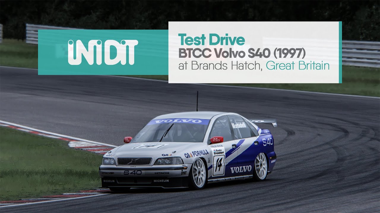 Assetto Corsa Gameplay | BTCC Volvo S40 (1997) Test Drive at Brands Hatch