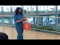 Nithya Menen exclusive visuals@ Hyderabad Airport