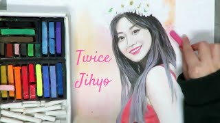 Speed Drawing Jihyo - Twice - Dance The Night Away Era