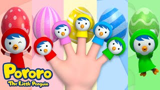 Colorful Egg Finger Family | + More Pororo Kids Songs & Nursery Rhymes ♪ | Pororo English