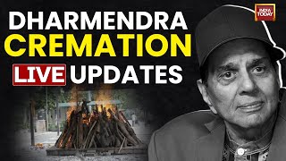 Download Lagu LIVE | Dharmendra Last Rites: Updates From Cremation Ground | Family, Fans Gather | India Today MP3
