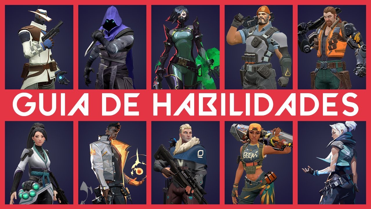HABILIDADES DE TODOS LOS PERSONAJES DE VALORANT GUIA 2020 YouTube