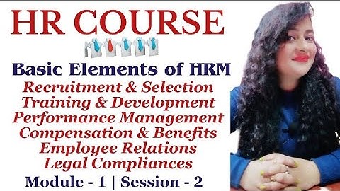 HRM | HR Course - Module 1 | Recruitment & Selection #hrcourse #recruitment #hr #readytogetupdate