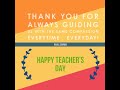 Happy teachers day 