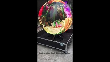 YUCHIP P4.8 1.5m Sphere LED Display LED Video Ball LED Sphere Player