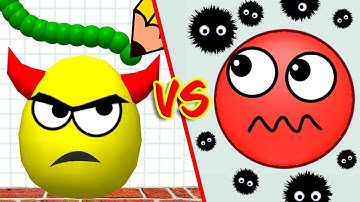 Draw To Smash VS Hide Ball — New Update Satisfying Moblle Gameplay, Trending Mobile Games