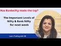 Has Banknifty made the top? The Important Levels of Nifty &amp; Bank Nifty for next week