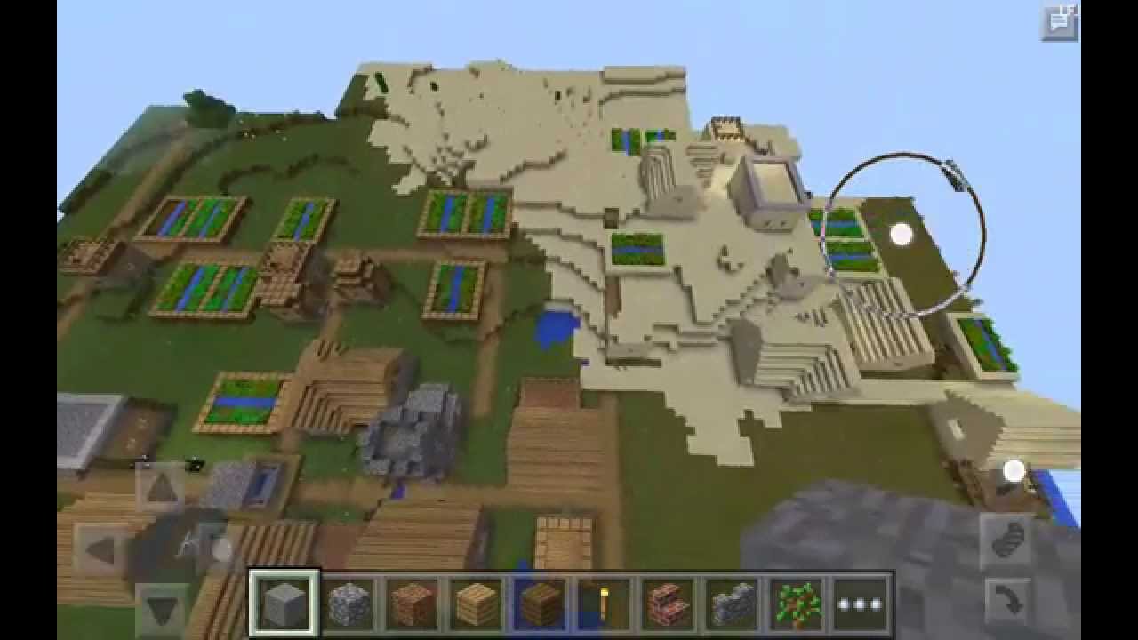 5 Best Village Seeds for Minecraft PE - YouTube