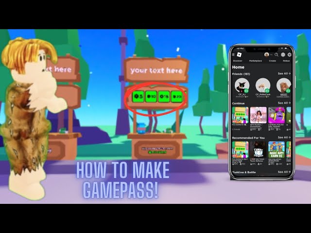 How to make a game pass on roblox mobile 2023 - Unlocked