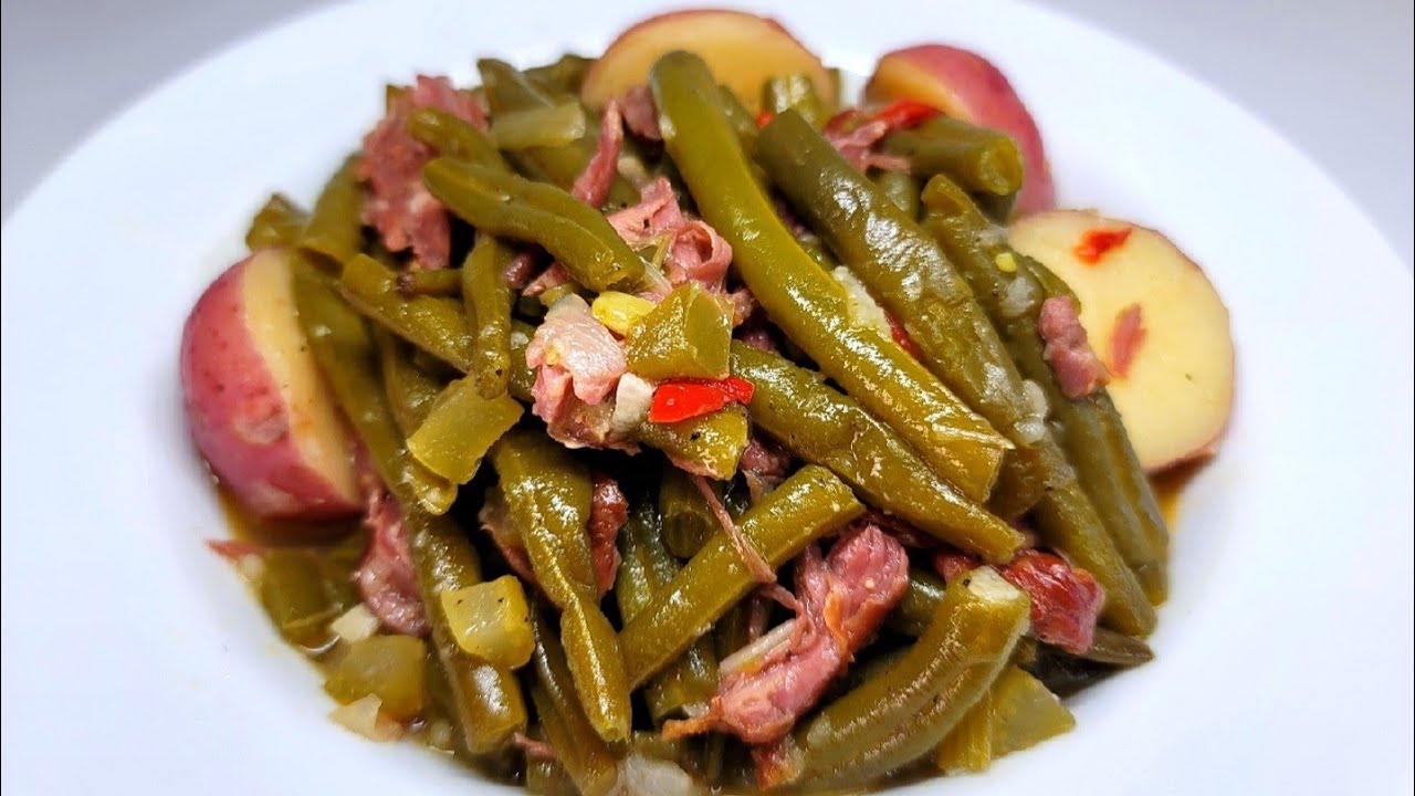 Southern style green beans recipe YouTube