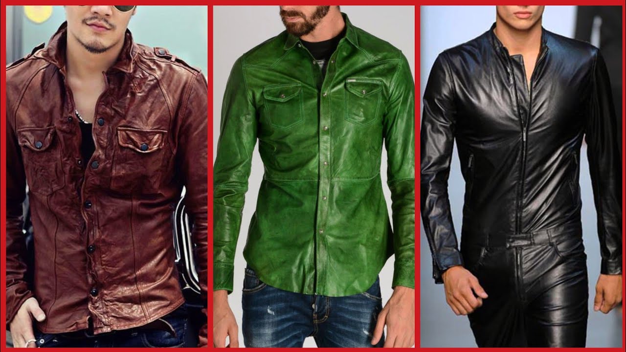 leather shirt outfit ideas