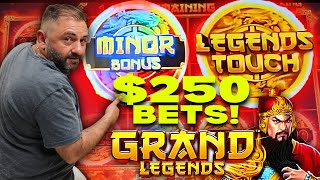YES !!! I Unleashed the Coins with $250 Bets on Grand Legends Great King