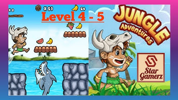 Jungle Adventures Level 4 - 5 | Android Video Game | Guide Addu Through an Epic Journey