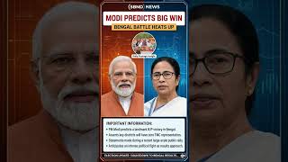 "Modi Predicts 0 TMC Seats in Bengal? | BJP BIG Claim! #shorts #bengalelection #modi #pollposition