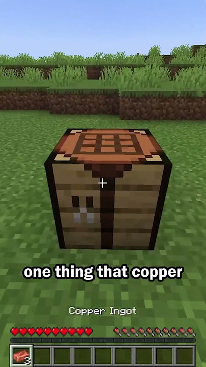 Copper is actually useful