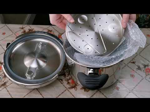 How to use the Pressure Cooker unboxing and reviewing قدر الضغط