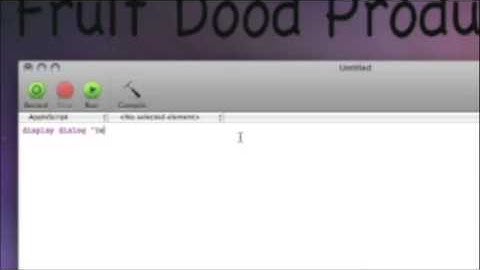 Apple Scripting - The Basics #3