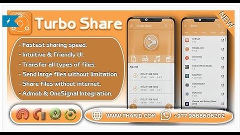 Turbo Share v1.6 - ShareIt Clone | Ultimate Transfer & Share | Android Studio-2020 |