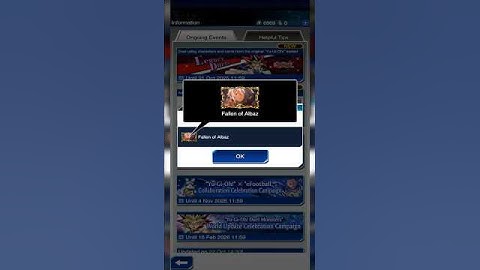 Fallen of Albaz Icon Code - The Latest Yugioh Duel Links! Code Series - Konami Short Anime Movie