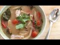 Chicken Tom Yum Soup Recipe ต้มยำไ่ก่ - Hot Thai Kitchen