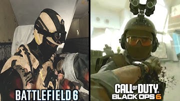 Battlefield 6 vs Black Ops 6 - All Knife Takedowns Comparison in The Campaigns Only (2024-2025)