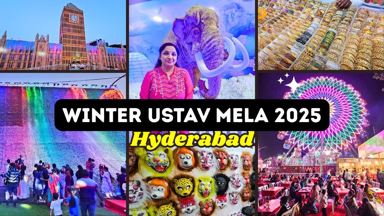 Don't Miss Out on Hyderabad's BIGGEST Winter Utsav Mela 2025 | Niagara Falls and Antarctica in Hyd