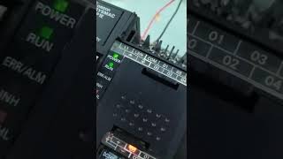 #shorts OMRON PLC CP1E TESTING WITH LADDER PROGRAMMING