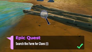 Search the Farm for Clues (2) - Fortnite Week 4 Legendary Quest