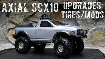 Axial SCX10 Upgrades and Mods: Tires, Wheel Weights and Battery Relocation