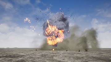 Unreal Engine 4 | Cascade Particle System | VFX Explosion v01