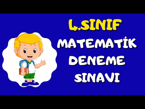 4.SINIF | MATEMATİK DENEME SINAVI 1 #4.sınıfmatematikdeneme #matematik