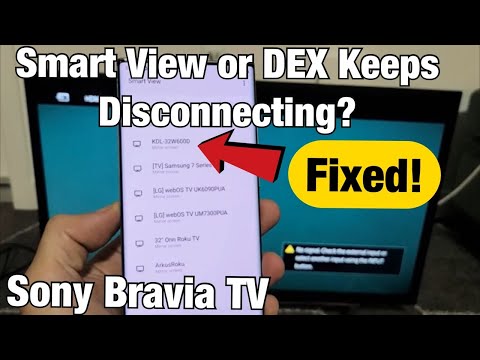 Sony Bravia TV: Smart View (screen mirror) Won't Connect to Phone? Turn On Wifi-Direct!